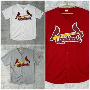 Three -St. Louis Cardinals Jersey Stadium Game Giveaway Size XL MLB Baseball